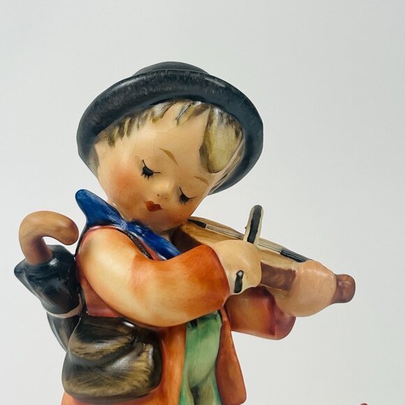 Goebel Hummel Vintage 1972-78 Boy Playing Violin W/Dog vintage Gift Collectable - Picture 3 of 7